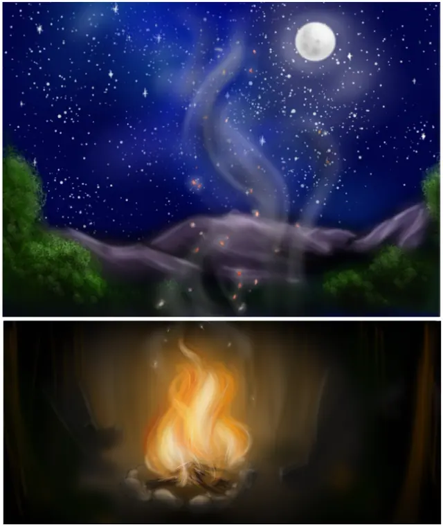 After the Fall Minicomic: Campfire cover
