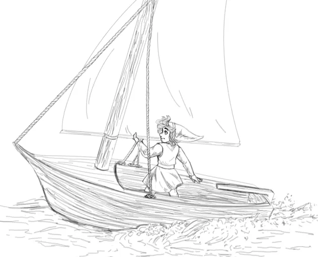 Detailed Lineart commission example