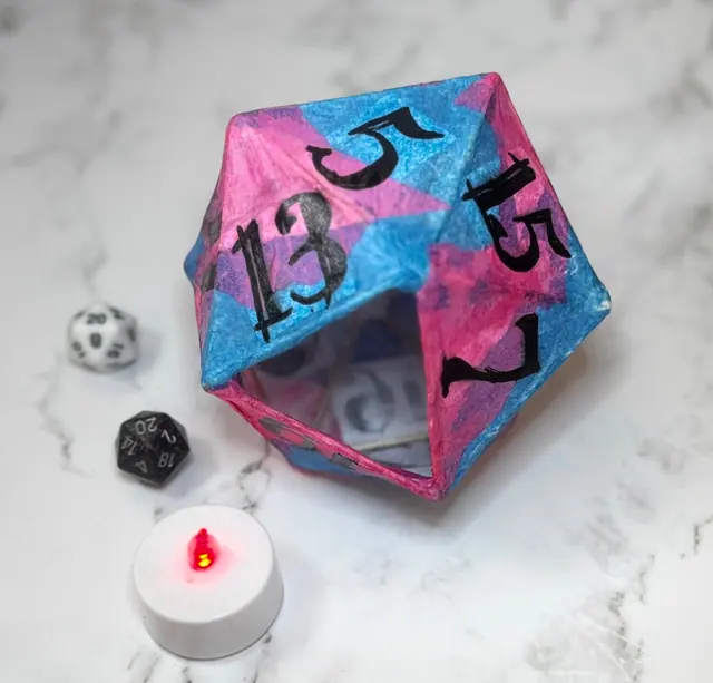 D20 Paper Lantern