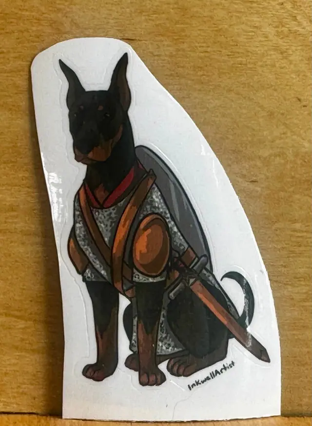 DND Dog Class Stickers