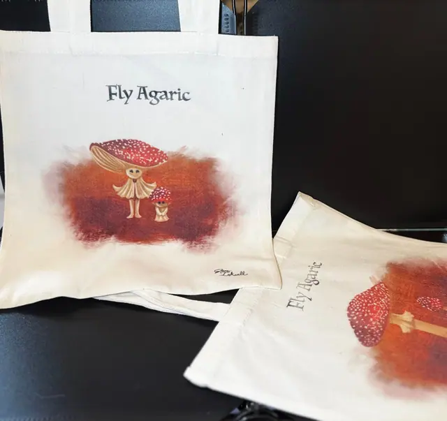 Mushroom Canvas Totes